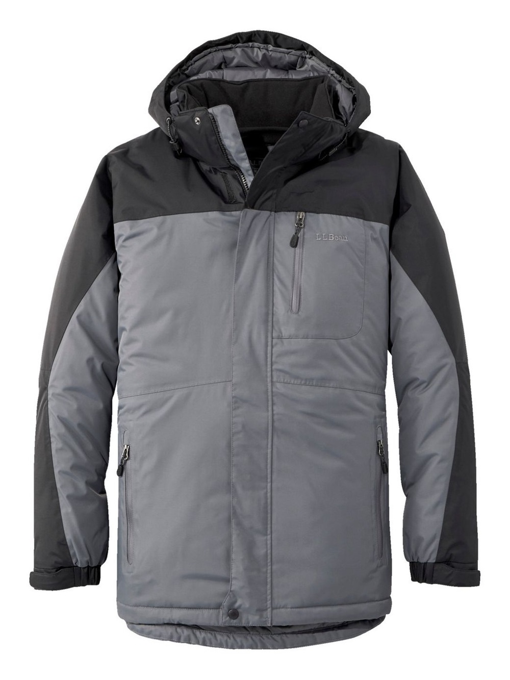 Men’s  L.L.Bean Men's Rugged Ridge Parka in Iron/Black color size small